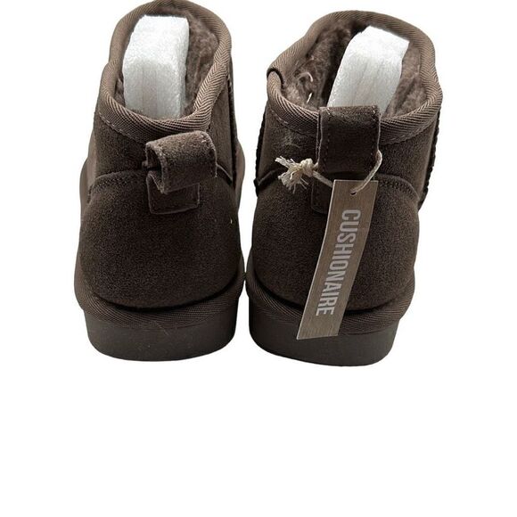 CUSHIONAIRE Women's pull on boot 8 WIDE TAUPE - Picture 4 of 7